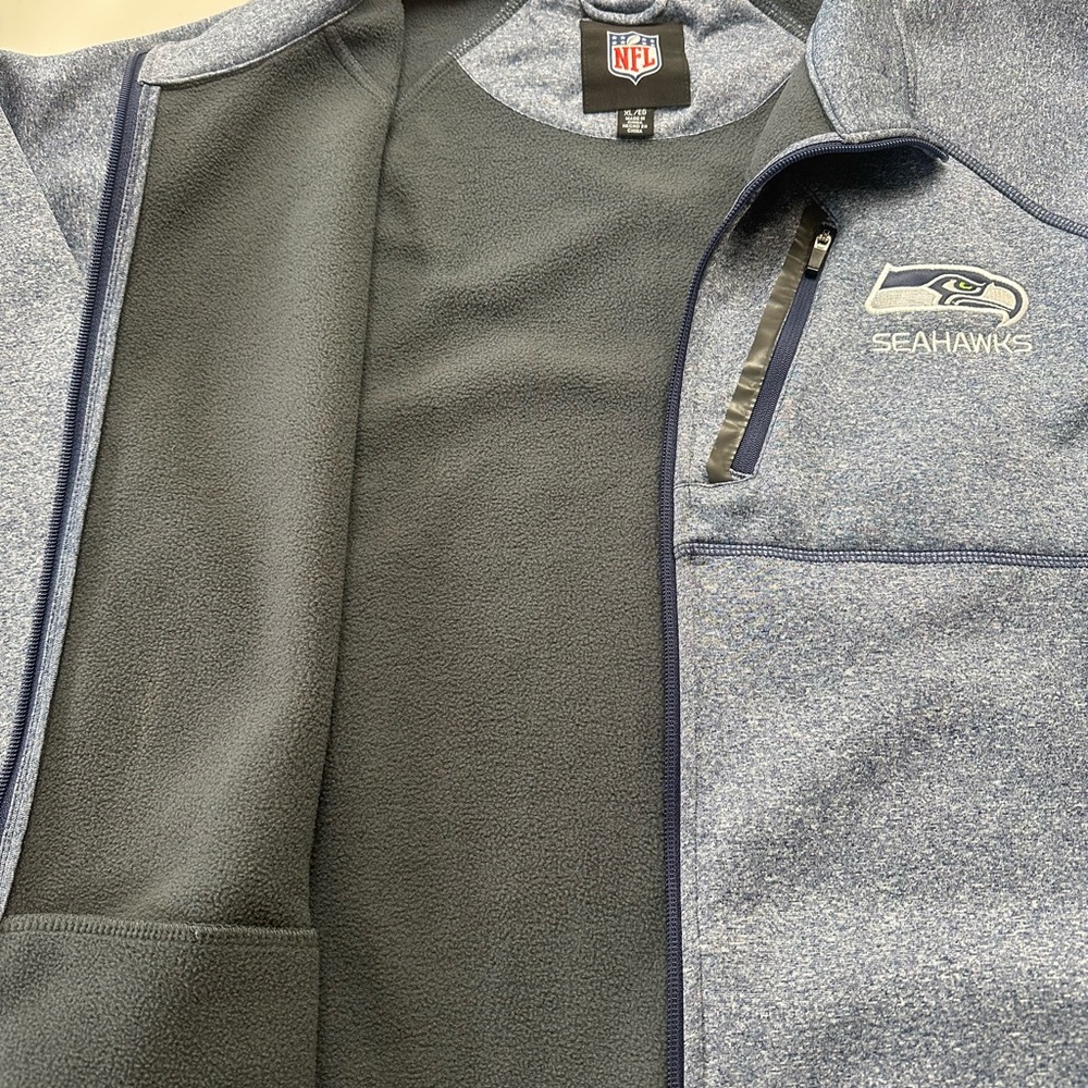NFL Blue Heathered Jacket - Picture 5 of 7